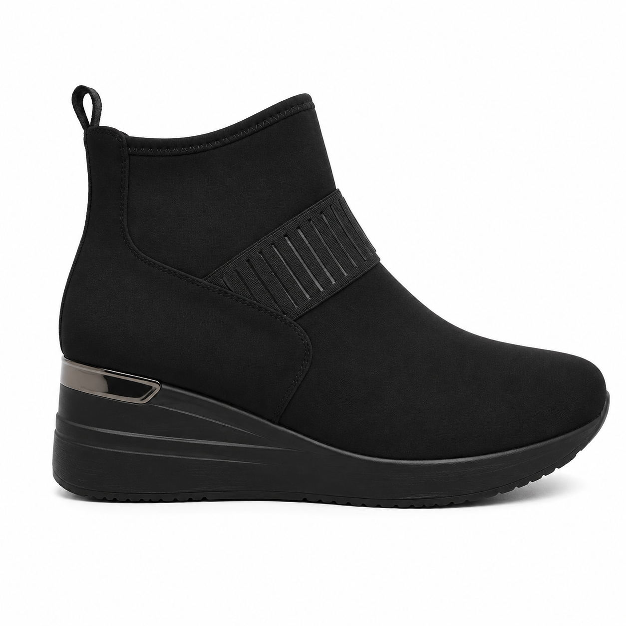 Noira Stripe Wedge Boot 41