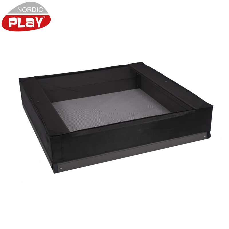 Nordic Play Sandkasse Wpc 24x120x120cm  Inkl  Net