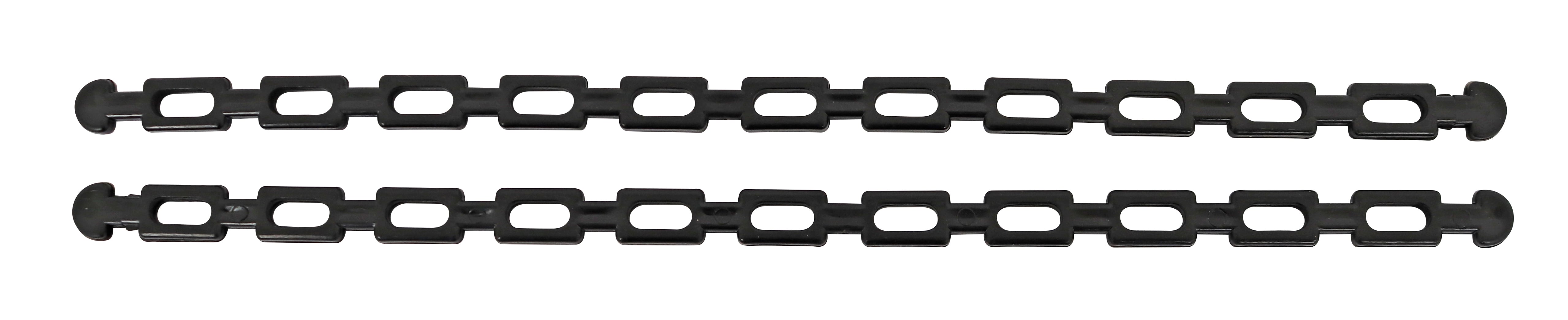 Opbindingsbånd 25cm Stk Sort