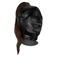 Ouch  Xtreme Mask With Brown Ponytail