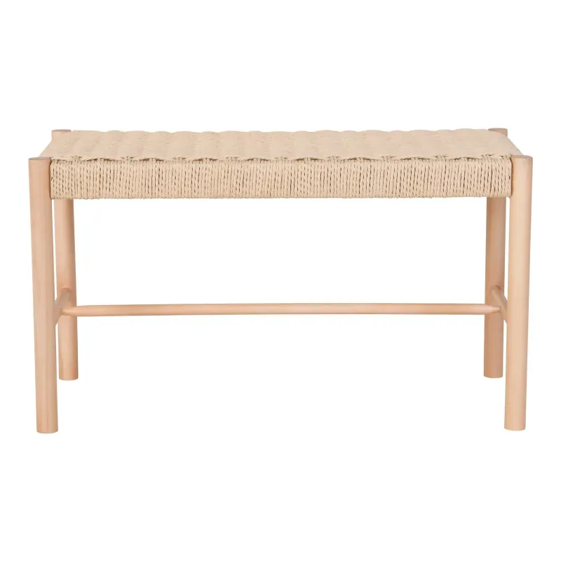 Papirvævet Bænk   Natur 35x80x45 Cm 1409080
