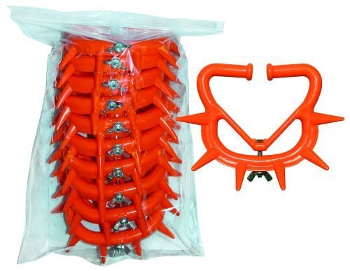 Pattebøjle Nylon     Orange 10 Stk