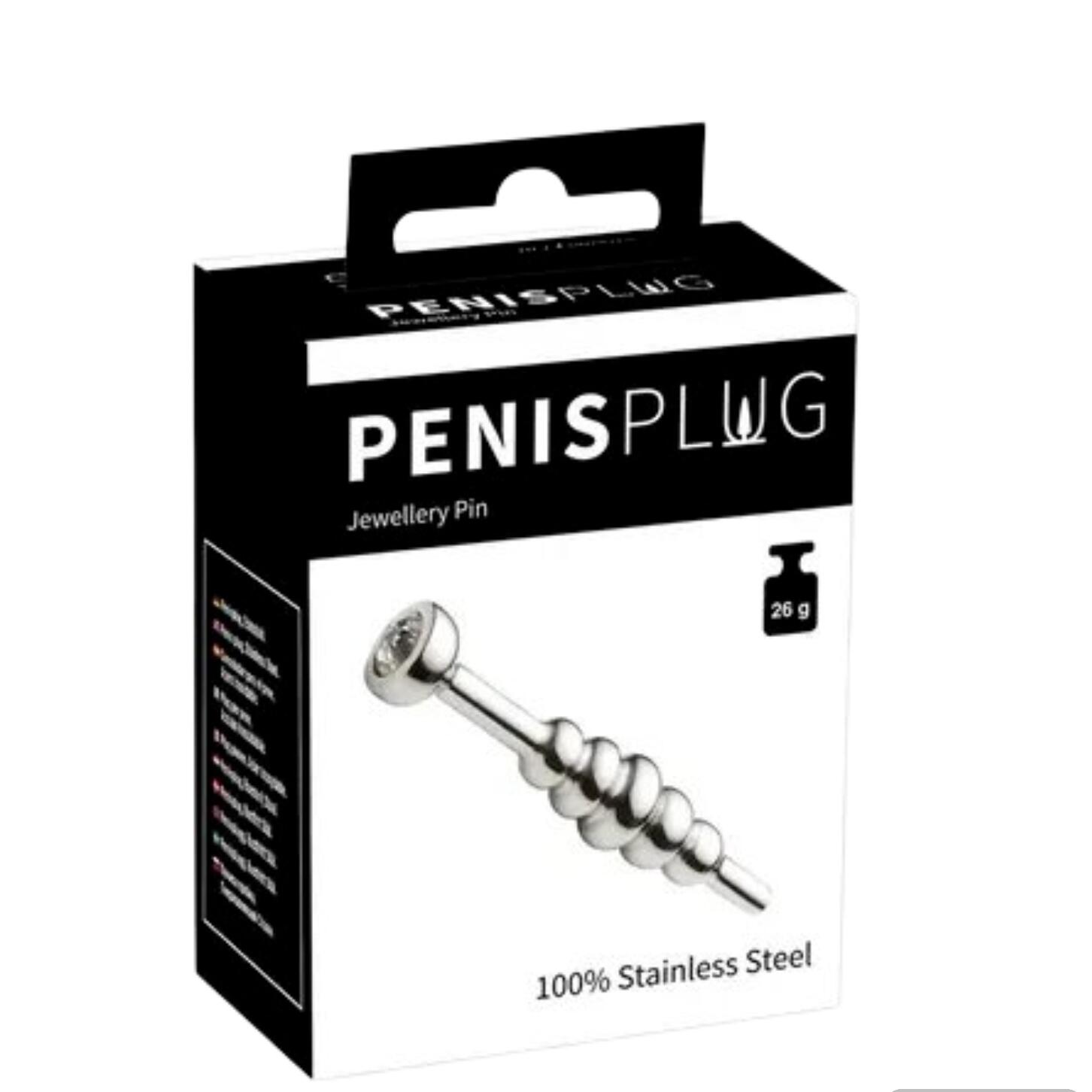 Penisplug Jewellery Pin