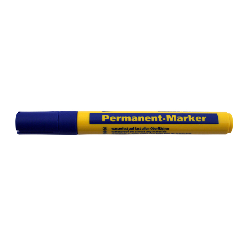Permanent Marker - Mm Blå Rund Spids Model 0617