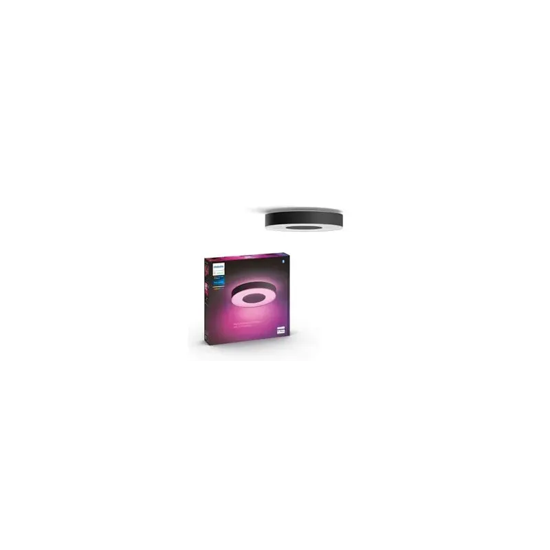 Philips Hue Infuse   Hue Ceiling Lamp Black White Color Ambience