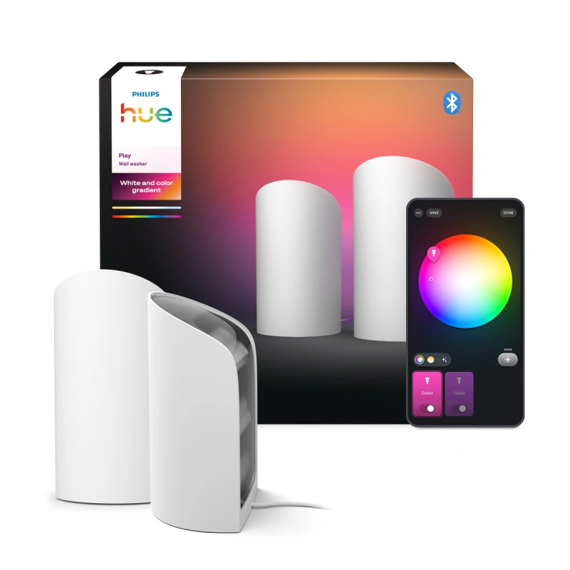 Philips Hue Play White And Color Ambiance Wall Washer Hvid -pak