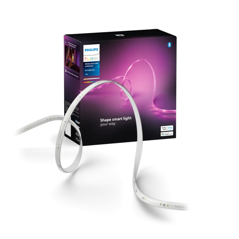 Philips Hue Solo White And Color Ambiance Led Lightstrip 10