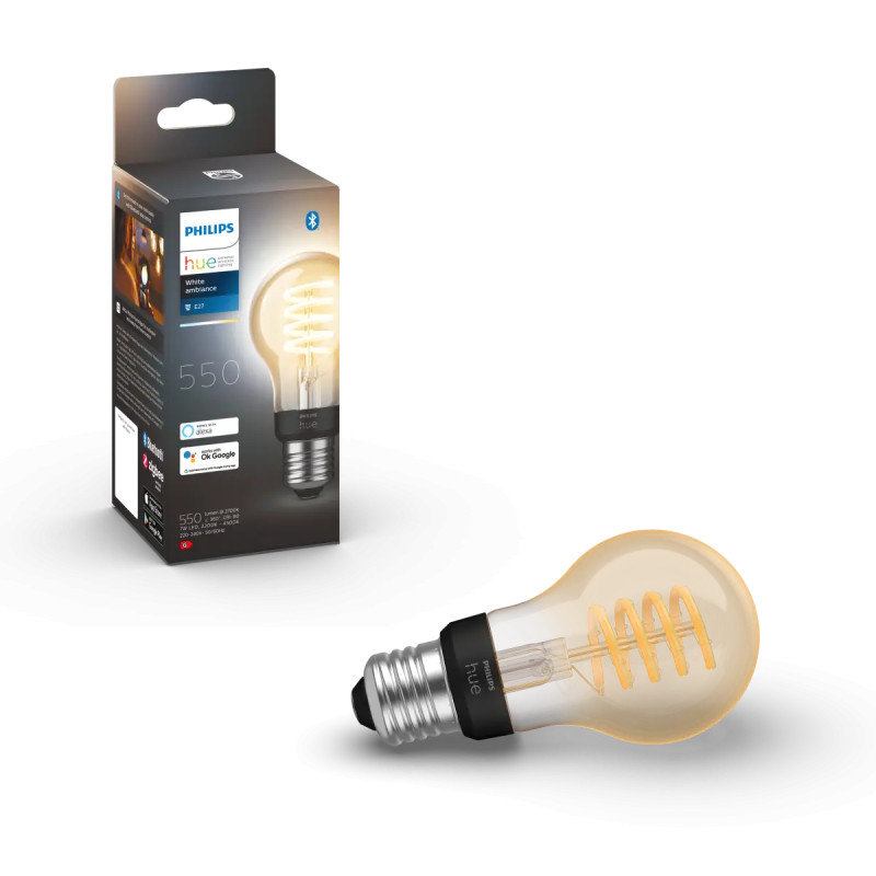 Philips Hue White Ambiance Filament Led Standardpære A60 E27 40w