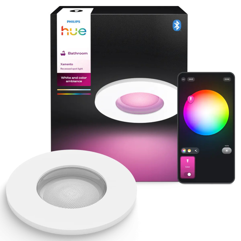 Philips Hue Xamento White And Color Ambiance Indbygningsspot Hvid 2w