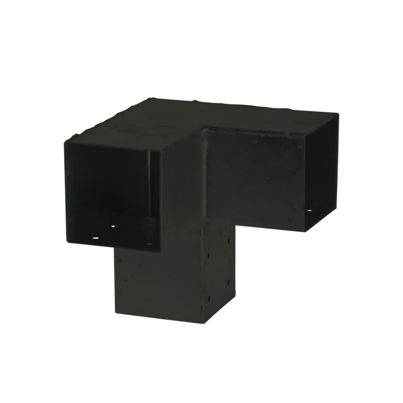 Plus Cubic Hjørnebeslag Dobbelt  Til  9x9 Cm Stolper 17971-15