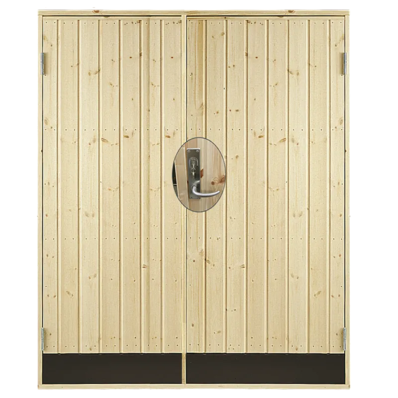 Plus Dbl  Udhusdør Panel Inkl  Karm Montagesæt Hu 151      187   Cm 393540-