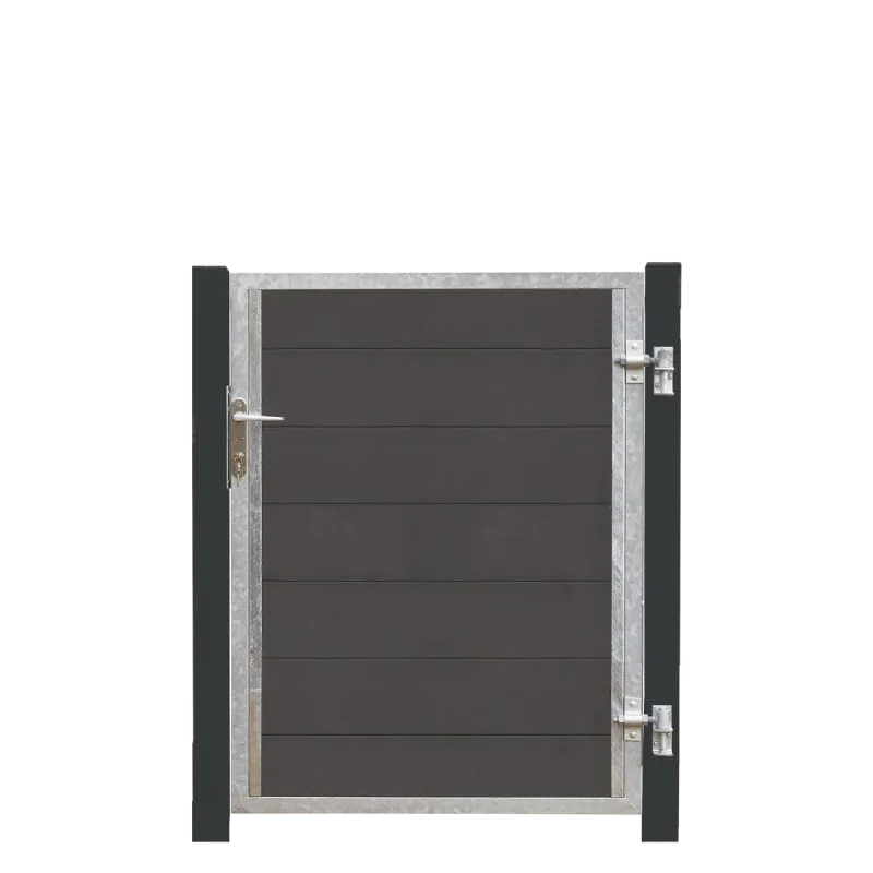 Plus Futura Kompositlåge Hi 99ã 127 Cm   16 Cm Gråsorte Stålstolper 17560-21