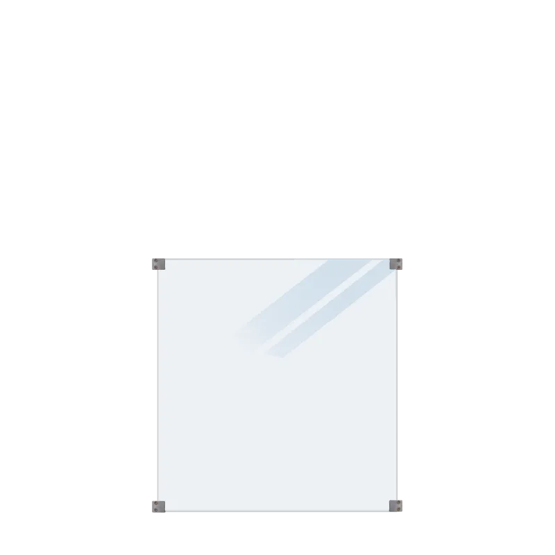 Plus Glashegn Frosted Inkl    Runde Beslag   90 Cm     91 Cm