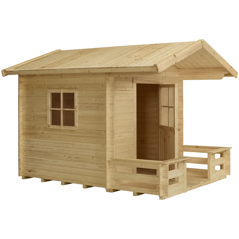 Plus Legehus Grundmål 182x161 Cm   72 Cm Terrasse 16744-