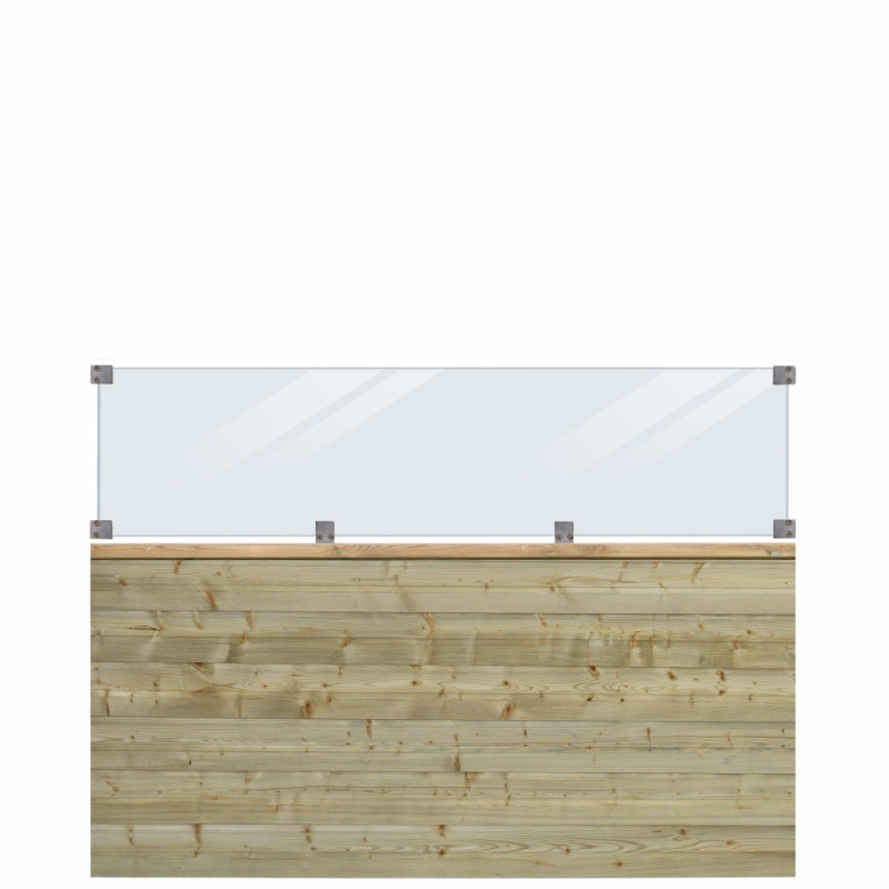 Plus Plank Profilhegn   Glas 174ã 125 Cm Pefc 27778-
