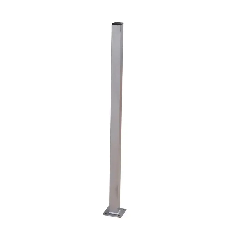 Plus Stålstolpe Varmgalvaniseret 45x45mmx132cm   Fod 20402-