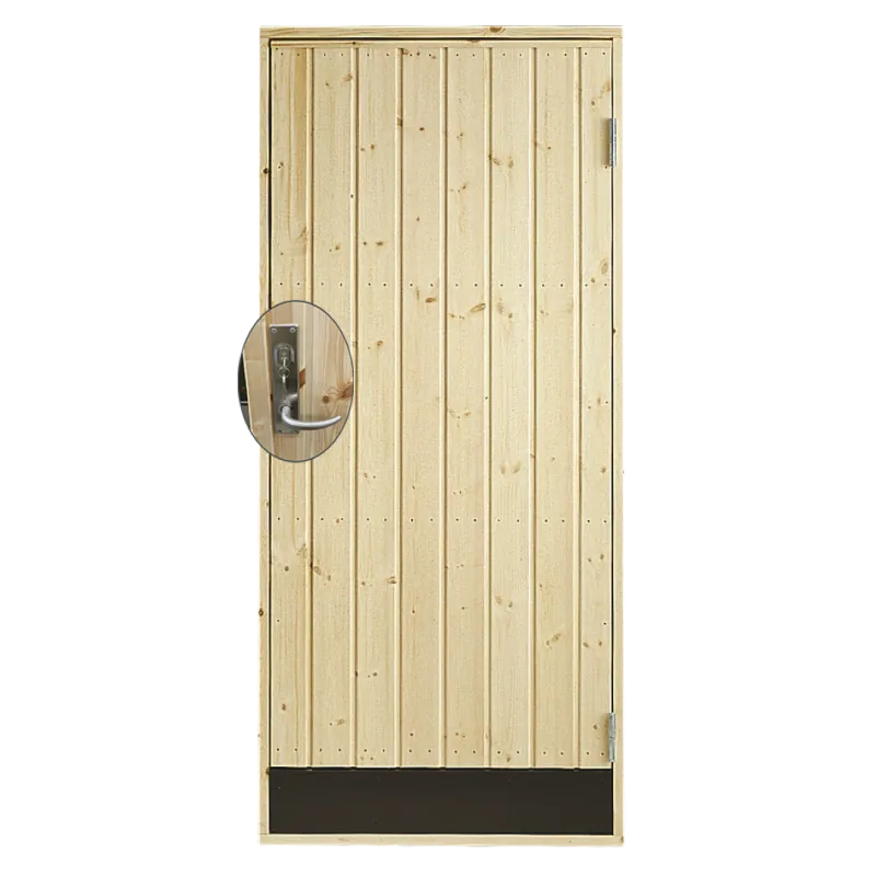 Plus Udhusdør Panel Inkl  Karm Montagesæt Hu 88     197   Cm 393110-