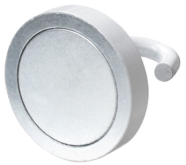 Pottemagnet Neodynium 35kg ø32 Mm    Hvid Krog