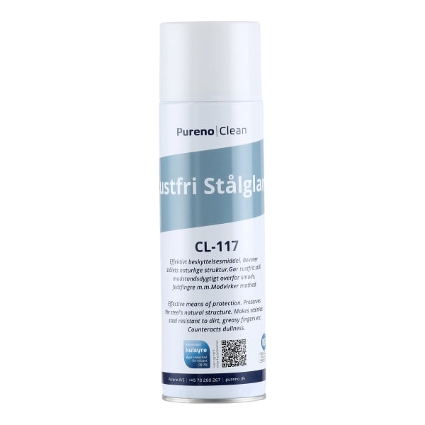 Pureno Rustfri Stålglans Cl-117 500ml