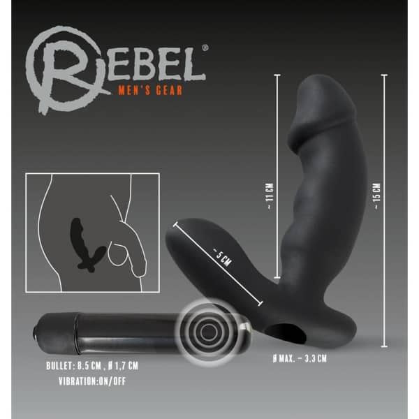 Rebel Men   Gear Cock-shaped Vibe