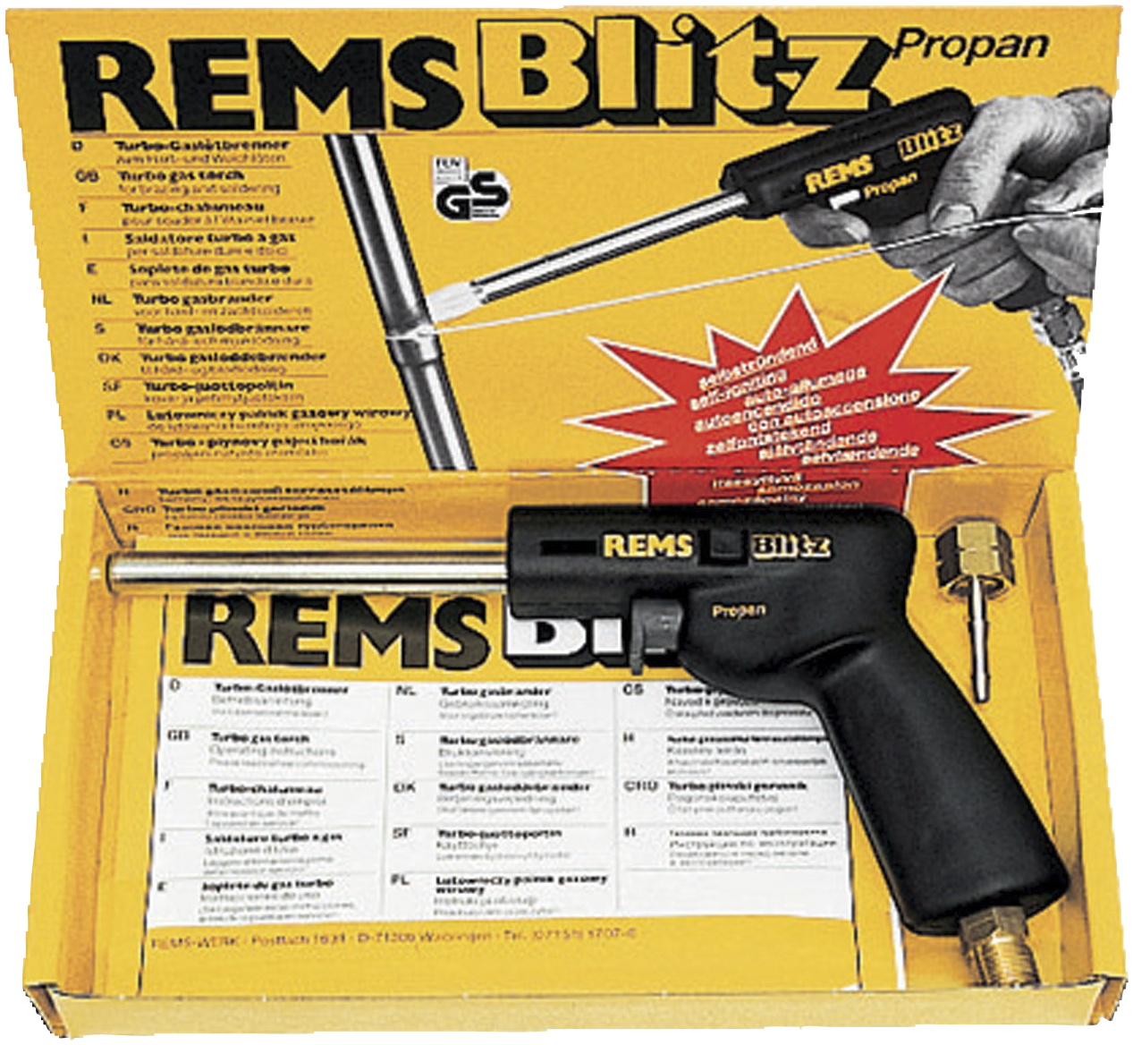 Rems Propanbrænder Blitz