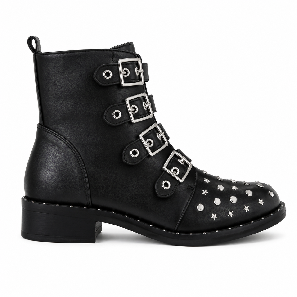 Rogue Stud Buckle Boot 40