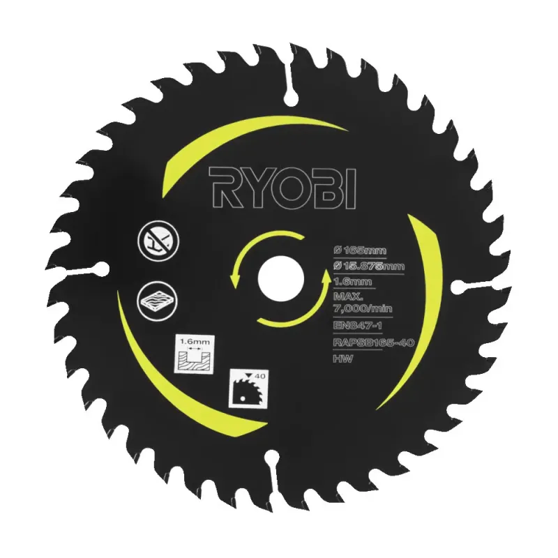 Ryobi Dyksavsklinge Rapsb165-40 Varen Er Udgået