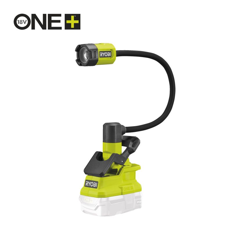 Ryobi 18v Flexlight Led-lampe Med Klemme  Rlcf18-