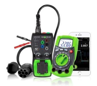 Sæt Med Elma 6100evse Multimeter Og Evse-200 Adapter