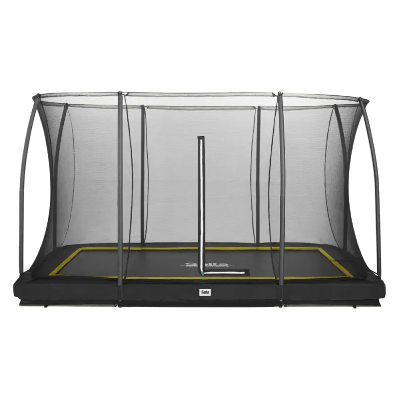 Salta Trampolin Comfort Edition Inground 366x244 Sort Inkl  Sikkerhedsnet 805-824