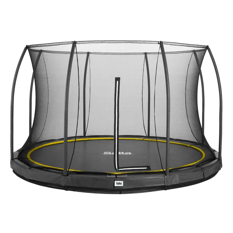 Salta Trampolin Comfort Edition Inground ø396 Cm  Sort Inkl  Sikkerhedsnet 805-821
