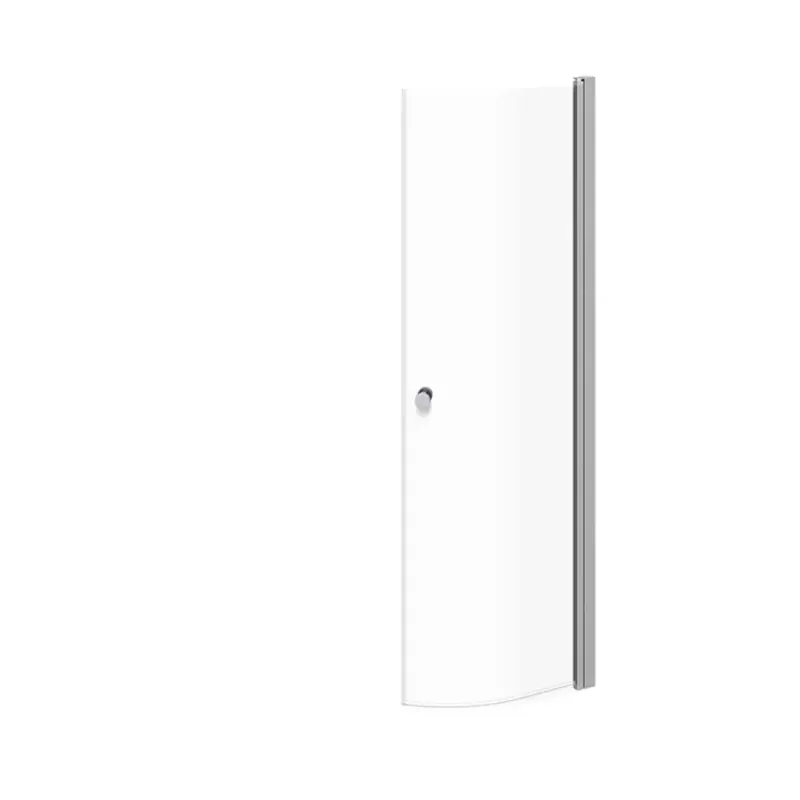 Scanbad Brusedør     200cm Halvrund 79-81 Cm Satin Klar