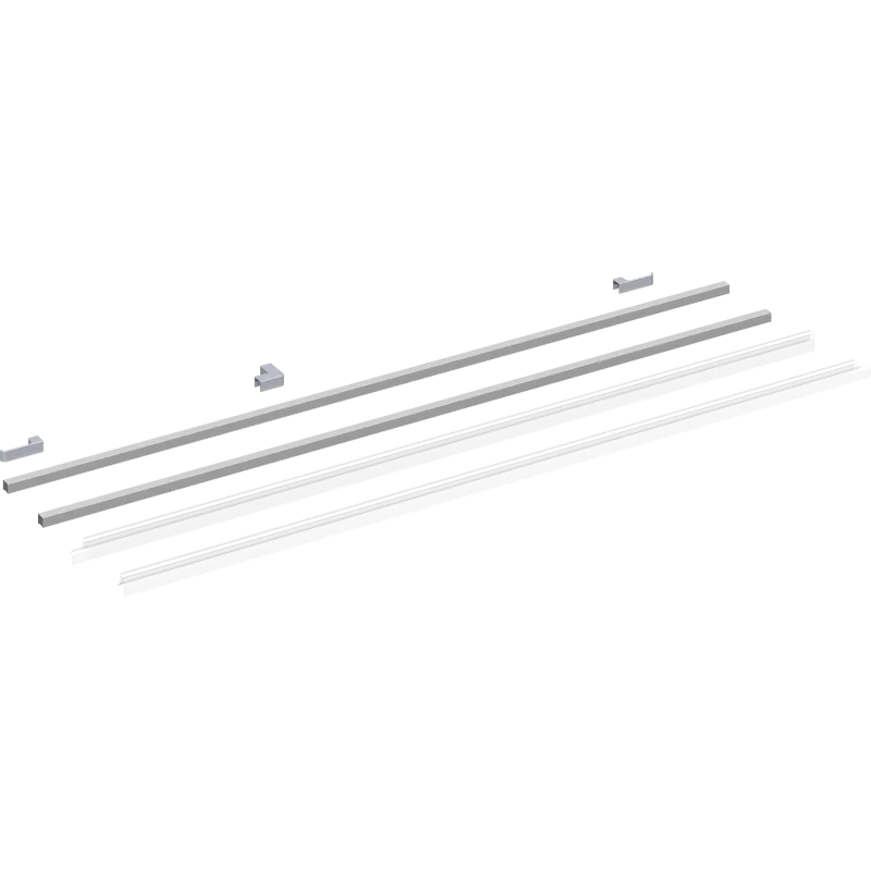 Scanbad Match Gulvprofilsæt Til Firkantede Model