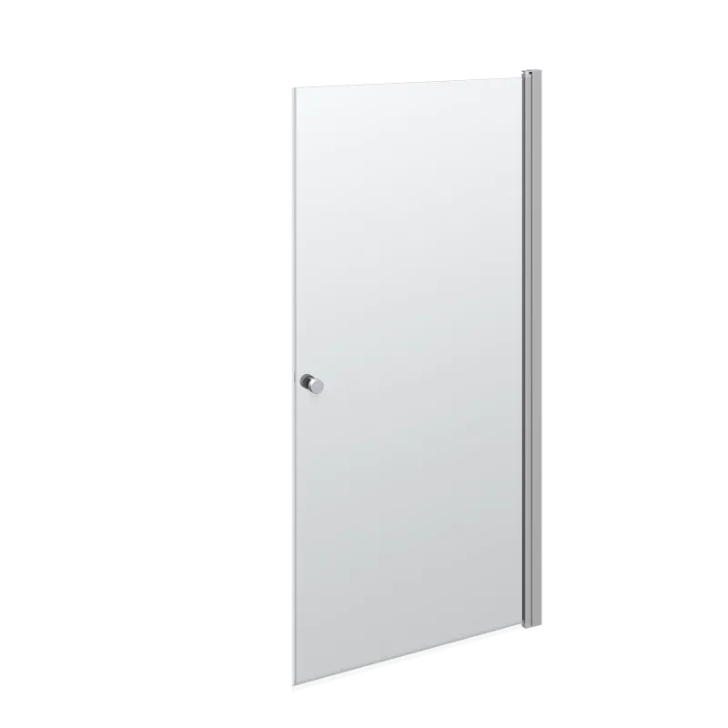 Scanbad Match Svingdør  :200x97-99 Cm Satin Klar  Satin