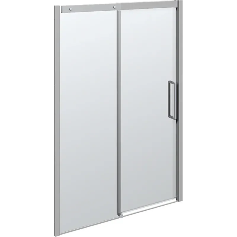Scanbad Skydedør Sæt 1400 Mm   Classic  Krom Klar