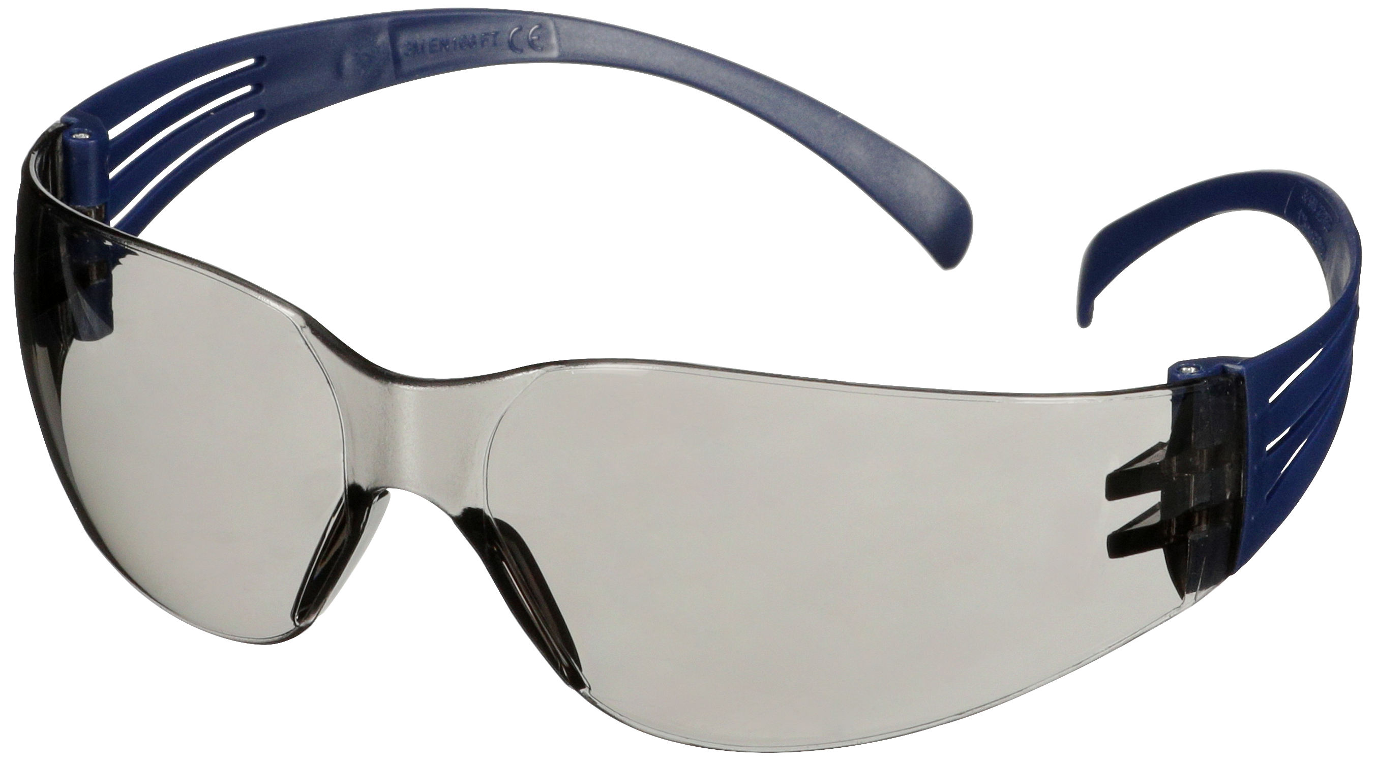 Securefit 100 Besk Brille  Blå Stel Lys Grå Glas