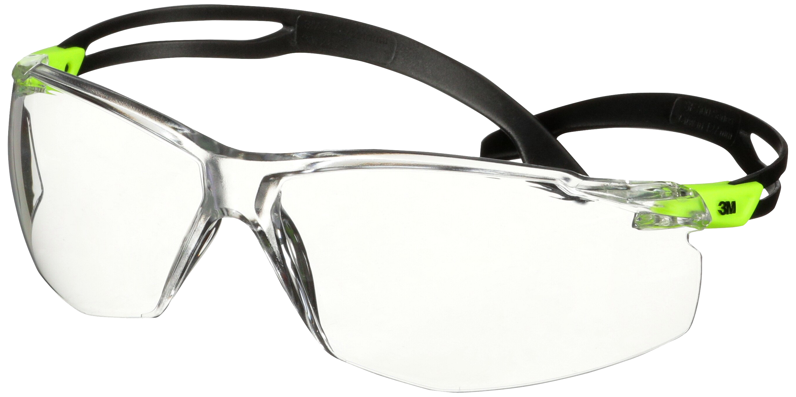 Securefit 500 Besk Brille  Grøn Stel Klar Glas