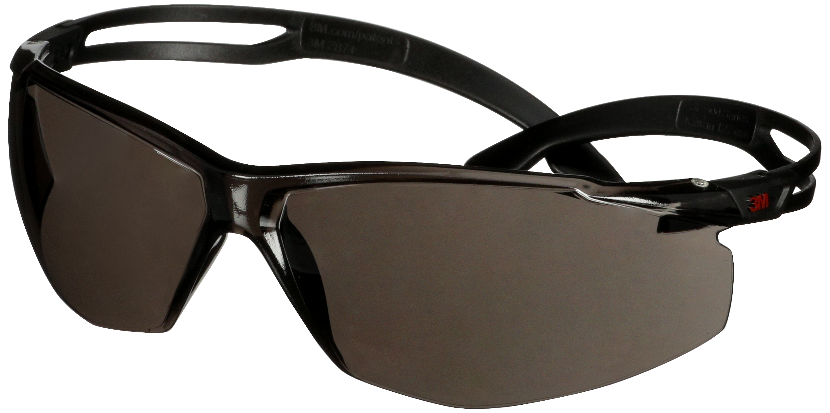 Securefit 500 Besk Brille  Sort Stel Grå Glas
