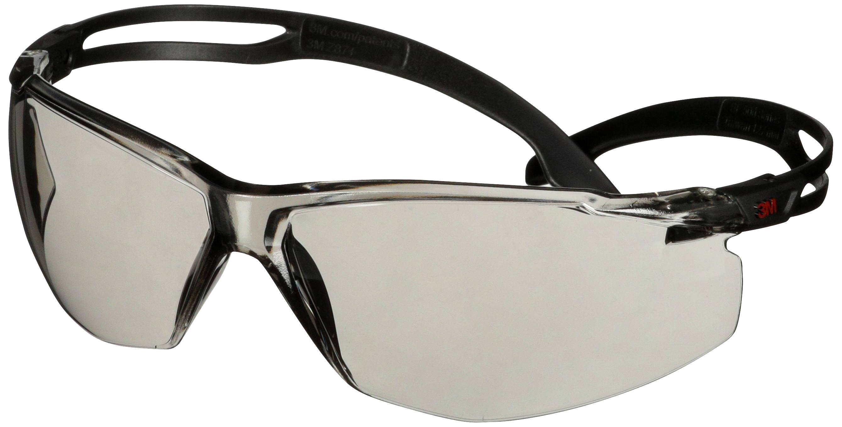 Securefit 500 Besk Brille  Sort Stel Lys Grå Glas