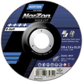 Slibeskive 125x7x22 Norzon