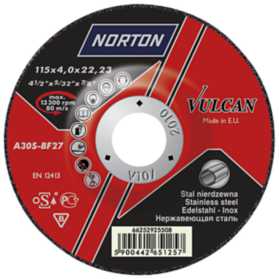 Slibeskive 125x6 4x22 Vulcan
