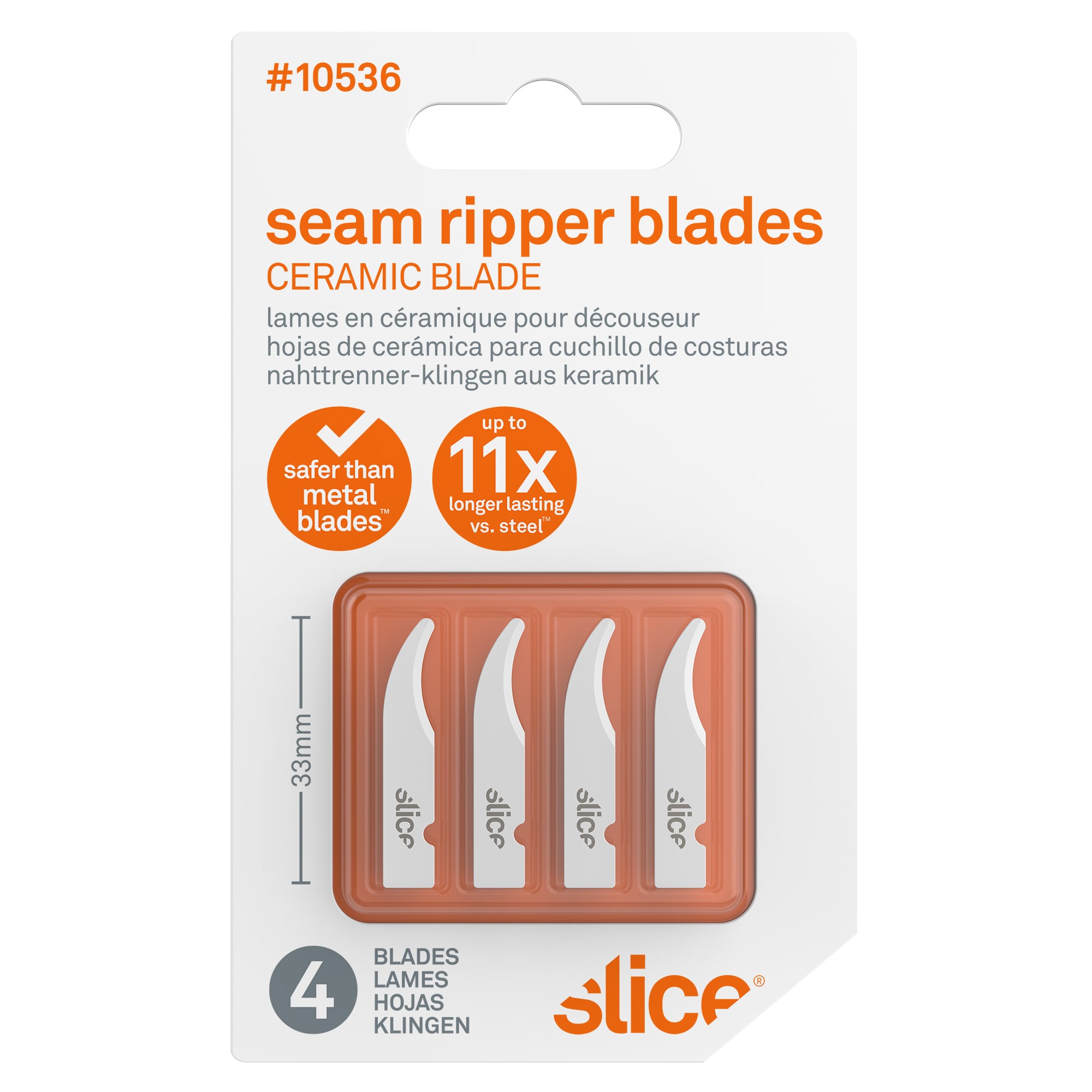 Sliceâ  Sømopsprætterblad  Rund Ende 10536