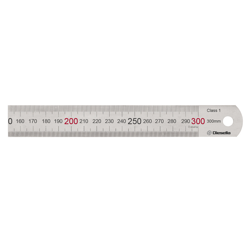 Stållineal  300x25x1   Mm