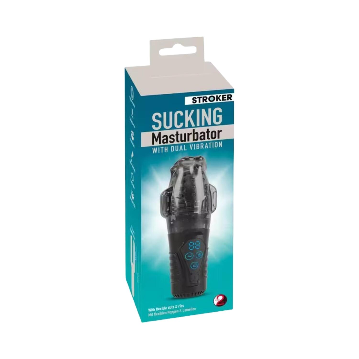 Stroker Sucking Masturbator With Dual Vibration