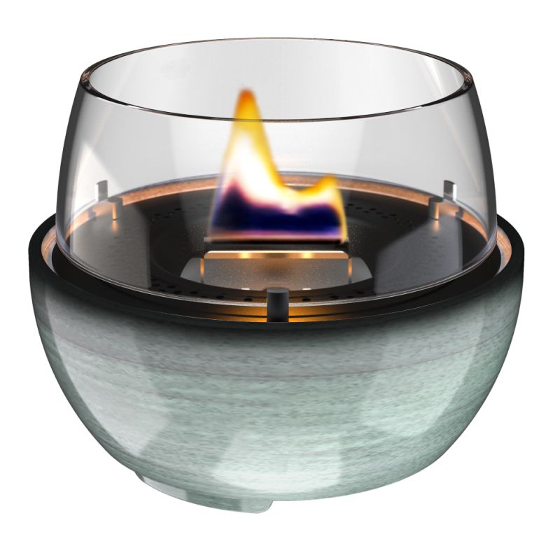 Tenderflame Tulip 14 Grøn Reactive Porcelain Bordmodel