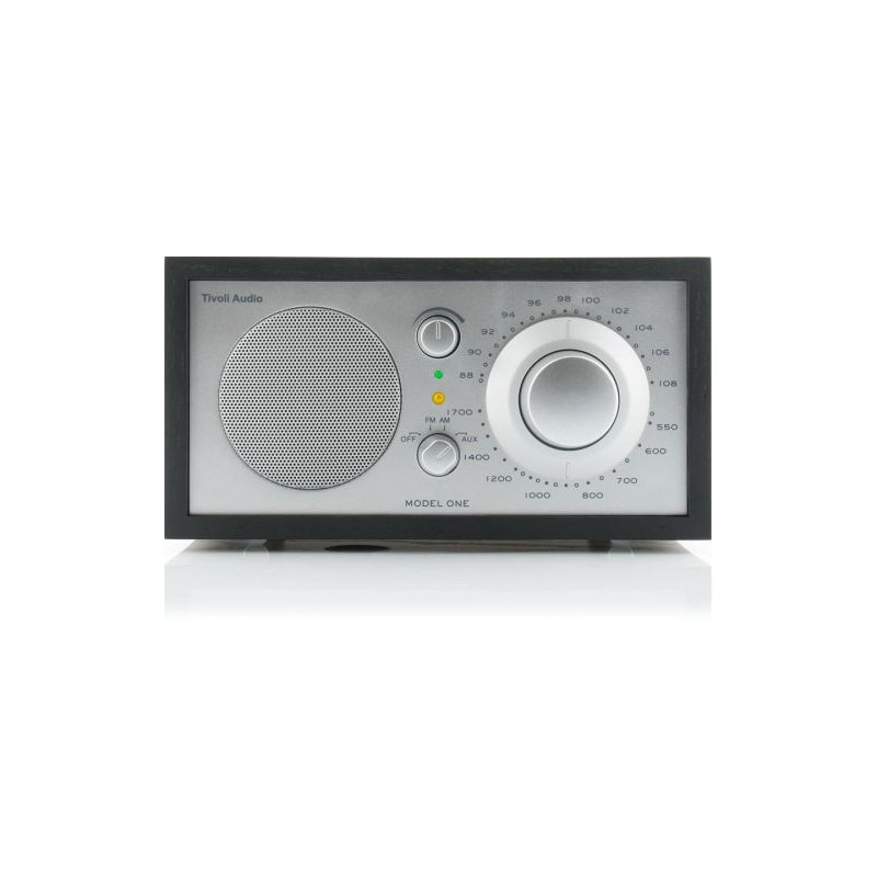 Tivoli Audio Model One  Black Silver Fm Am Radio