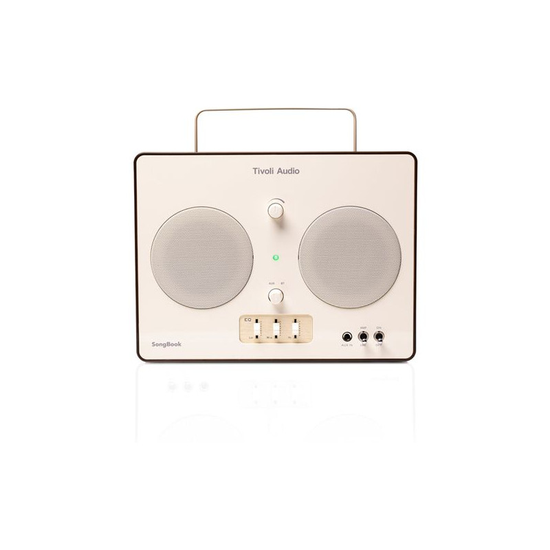 Tivoli Audio Songbook  Cream Brown Analog Eg Aux In Forforstærker Bluetooth Højtaler