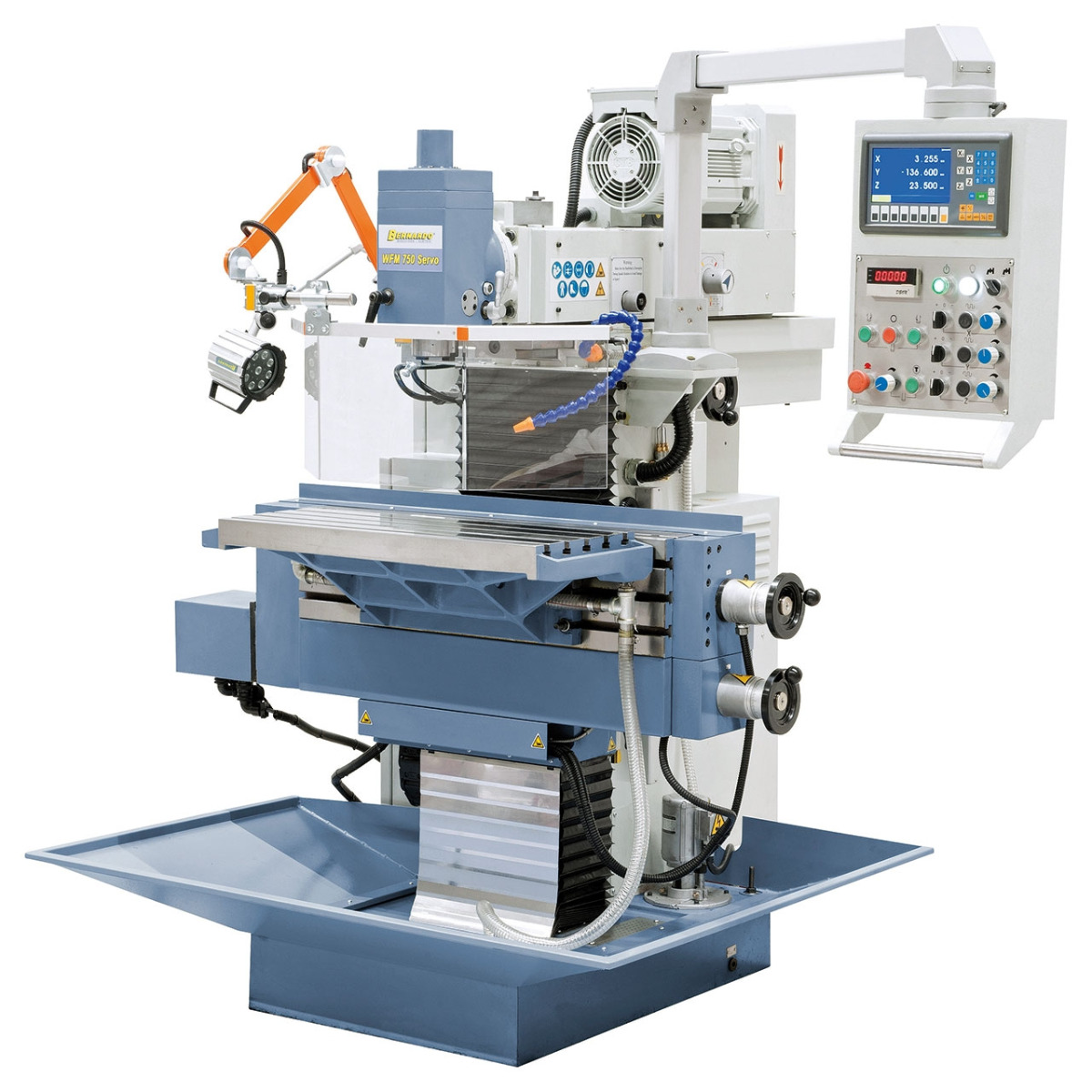 Værktøjsfræsemaskine Wfm 800 Servo Inkl -akset Digital Es-12 3x400v