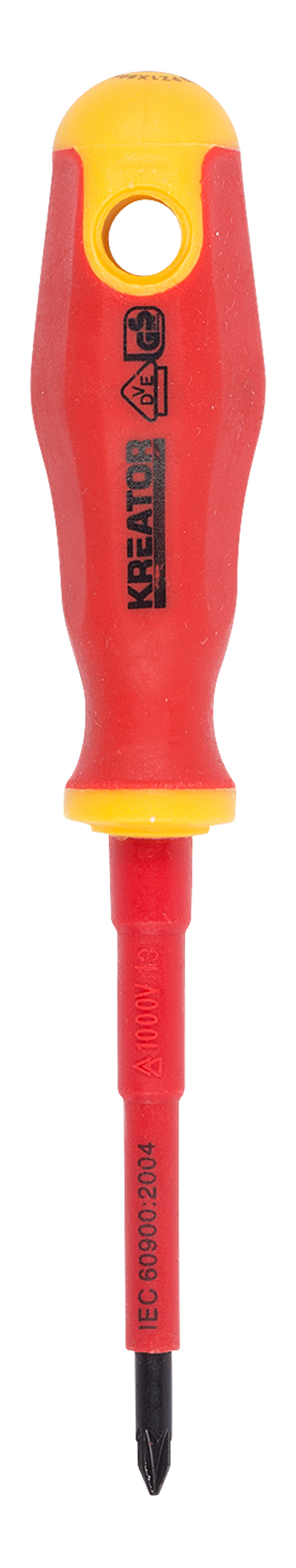 Vde Skruetrækker Pz1   80 Mm