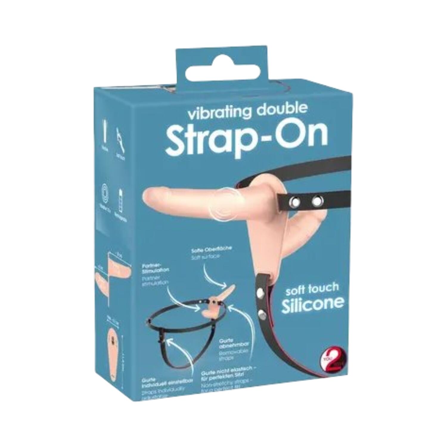 Vibrating Double Strap-on